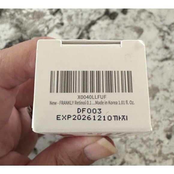 FRANKLY Retinol 0.1 Wrinkle Repair Cream 1oz  30ml Anti-Aging K-Beauty Exp. 2026 - Picture 4 of 5